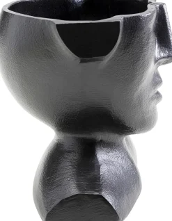 KARE Vase Rostro Schwarz 17cm Outlet