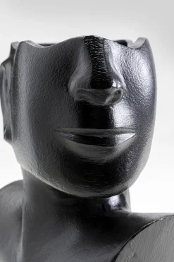KARE Vase Rostro Side Schwarz 27cm Fashion
