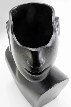 KARE Vase Rostro Side Schwarz 27cm Fashion