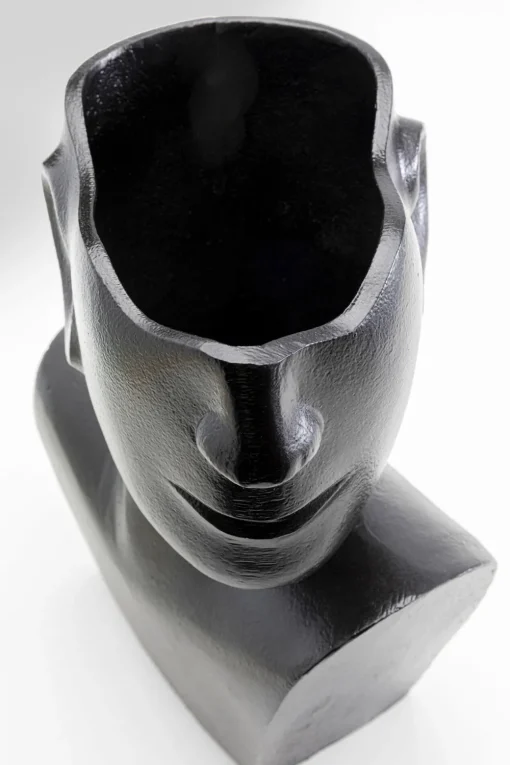KARE Vase Rostro Side Schwarz 27cm Fashion