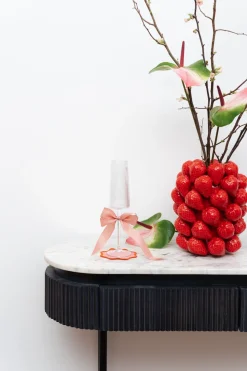 KARE Vase Strawberries Rot 24cm Sale