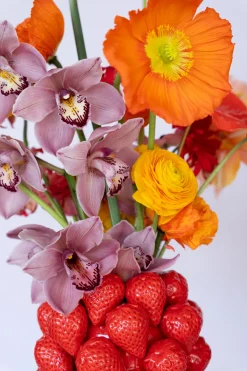 KARE Vase Strawberries Rot 24cm Sale