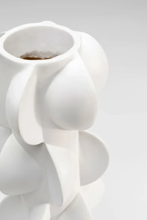 KARE Vase Viento Weiß 35cm Clearance