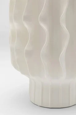 KARE Vase Viento Weiß 26cm Outlet