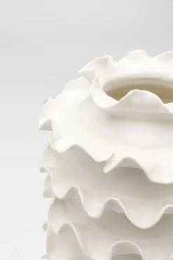KARE Vase Viento Weiß 39cm Online
