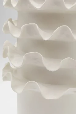 KARE Vase Viento Weiß 39cm Online