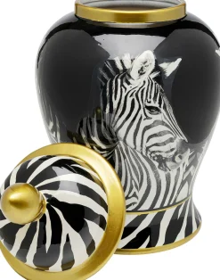 KARE Vase Zebra Face 38cm New