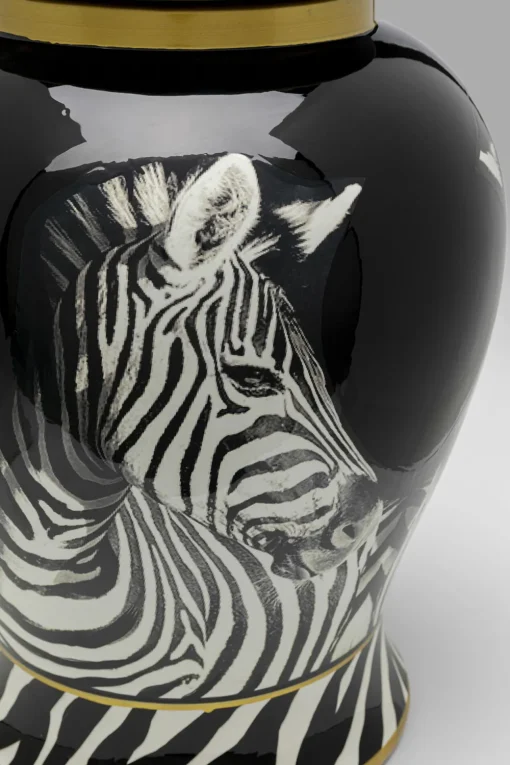 KARE Vase Zebra Face 38cm New