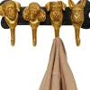 KARE Wandgarderobe Dog Family Gold 31cm Online