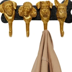 KARE Wandgarderobe Dog Family Gold 31cm Online