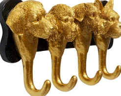 KARE Wandgarderobe Dog Family Gold 31cm Online