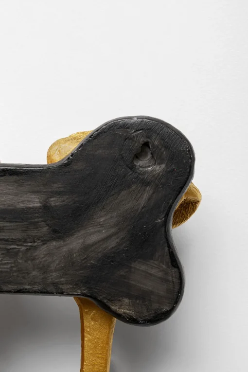 KARE Wandgarderobe Dog Family Gold 31cm Online
