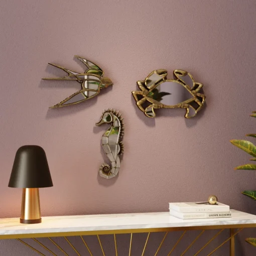 KARE Wandobjekt Swallow Mirror 37x25cm Outlet