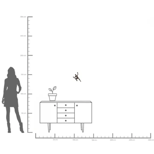 KARE Wandschmuck Climber 14x23cm Sale