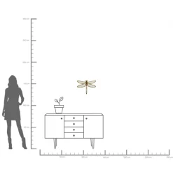 KARE Wandschmuck Dragonfly Mirror 36x46cm Fashion