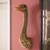 KARE Wandschmuck Ostrich Gold 19x72cm Online