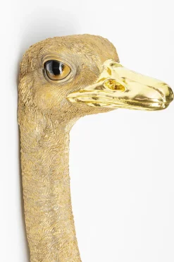KARE Wandschmuck Ostrich Gold 19x72cm Online
