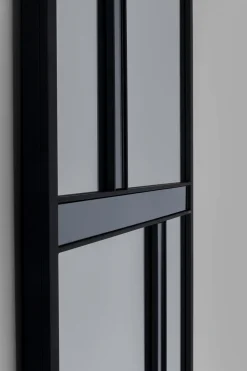 KARE Wandspiegel Brick Schwarz 71x182cm Outlet