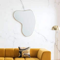 KARE Wandspiegel Shape Brass 110x120cm Outlet