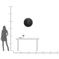 KARE Wanduhr Andrea Schwarz Ø60cm Best
