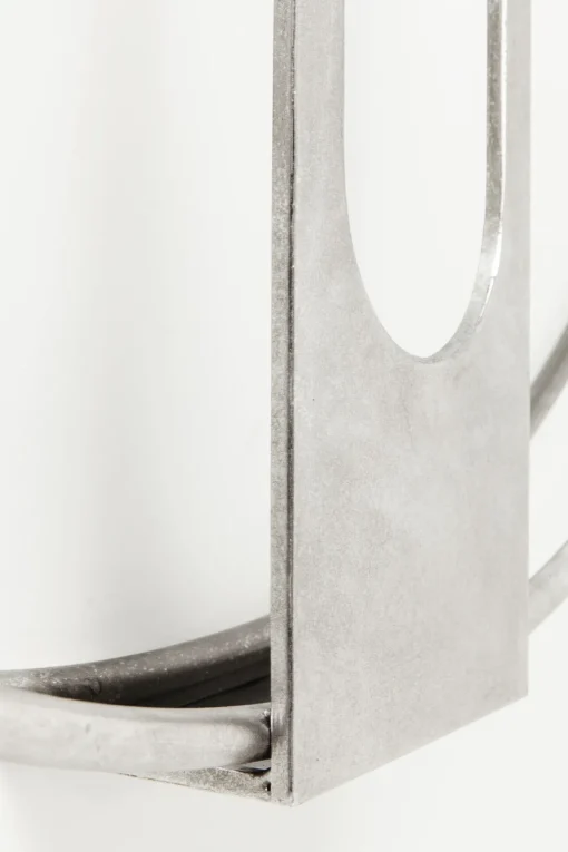 KARE Wanduhr Clip Silber Ø60cm Discount