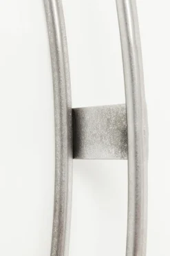 KARE Wanduhr Clip Silber Ø60cm Discount