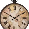 KARE Wanduhr European Map 96cm Clearance