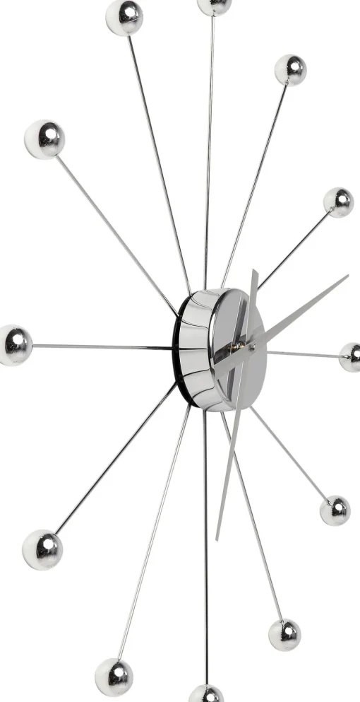 KARE Wanduhr Like Umbrella Balls Chrome Online