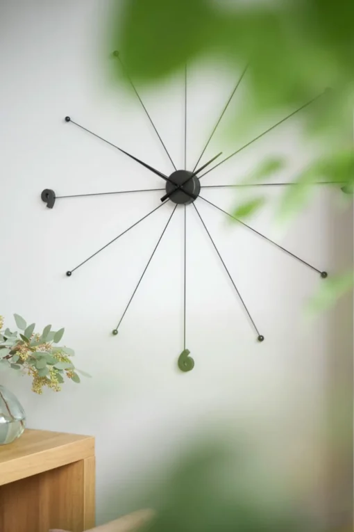 KARE Wanduhr Like Umbrella Black New
