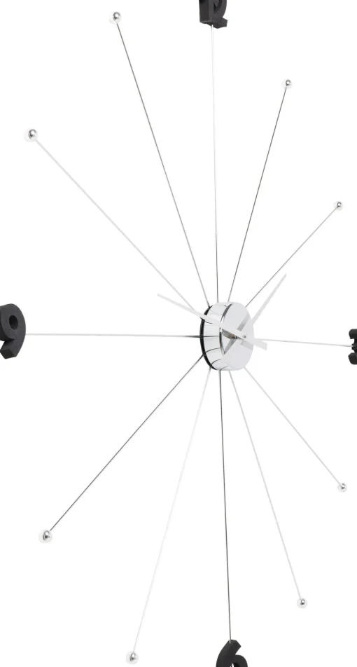 KARE Wanduhr Like Umbrella Chrome Fashion