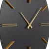 KARE Wanduhr Luca Schwarz Ø70cm New
