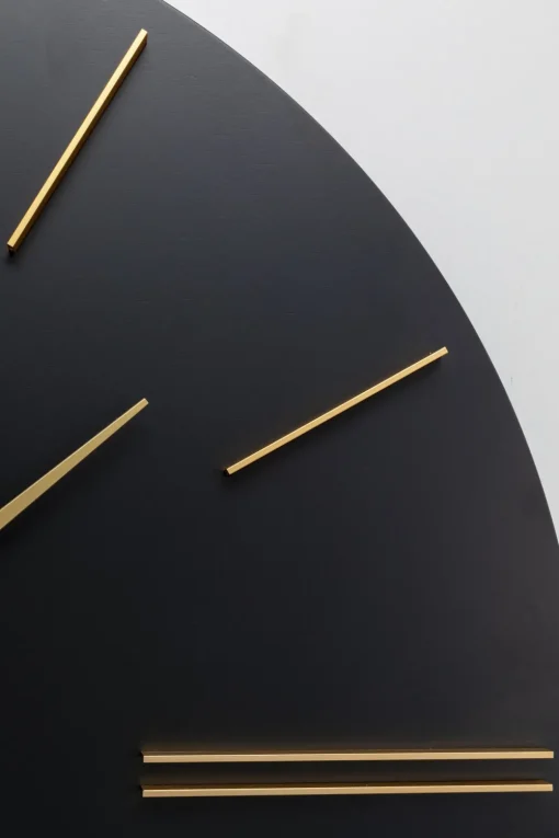 KARE Wanduhr Luca Schwarz Ø70cm New
