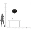 KARE Wanduhr Milk Bar Schwarz Ø60cm Outlet