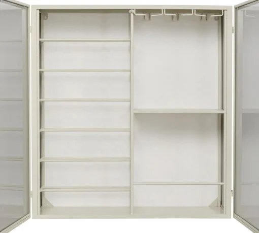 KARE Wandweinregal Porto Greige 75x80cm Hot