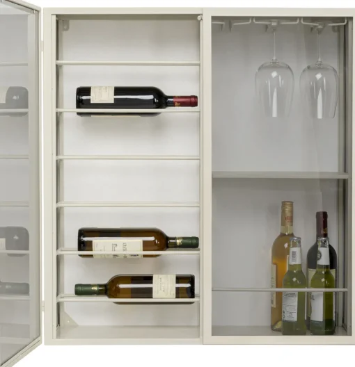 KARE Wandweinregal Porto Greige 75x80cm Hot