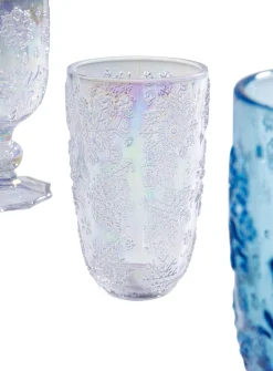 KARE Wasserglas Ice Flowers Colore Clearance