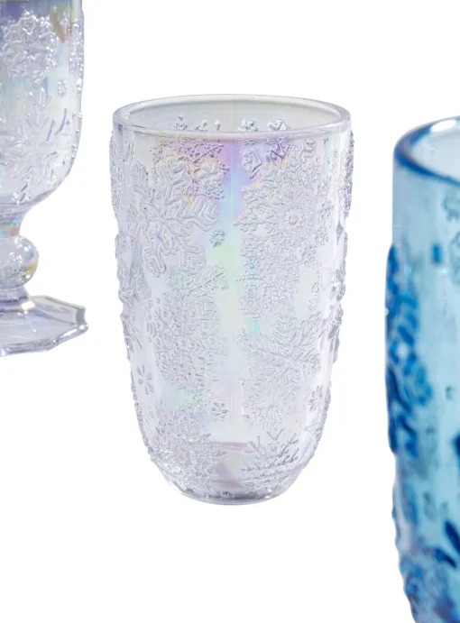 KARE Wasserglas Ice Flowers Colore Clearance