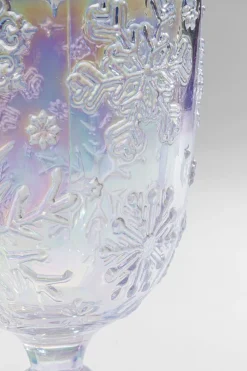 KARE Weinglas Ice Flowers Colore Clearance