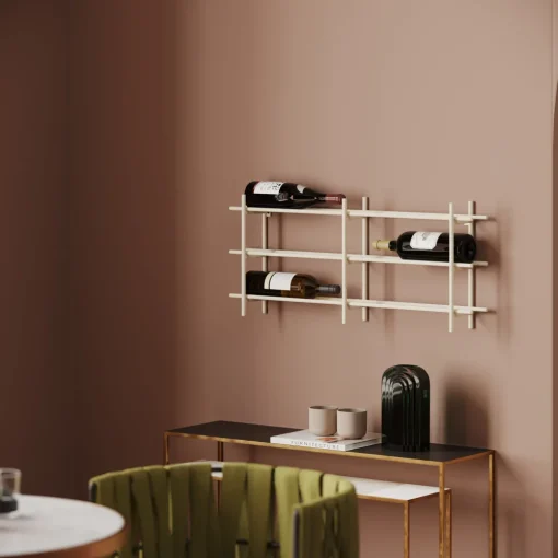 KARE Weinregal Cape Town Greige 80x34cm Hot