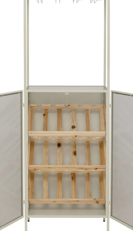 KARE Weinregal Porto Bar Greige 60x170cm Clearance